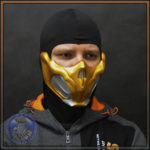 Scorpion mask Fiery Grandmaster (Mortal Kombat) 002 CRFactory