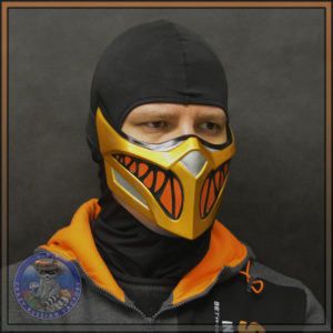 Scorpion mask Mask of the Furious Revenant (Mortal Kombat) 002 CRFactory