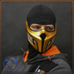 Scorpion mask Look of Fiery Reckoning (Mortal Kombat) 007 CRFactory