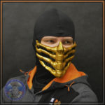 Scorpion mask MK vs DCU (Mortal Kombat) 006 CRFactory